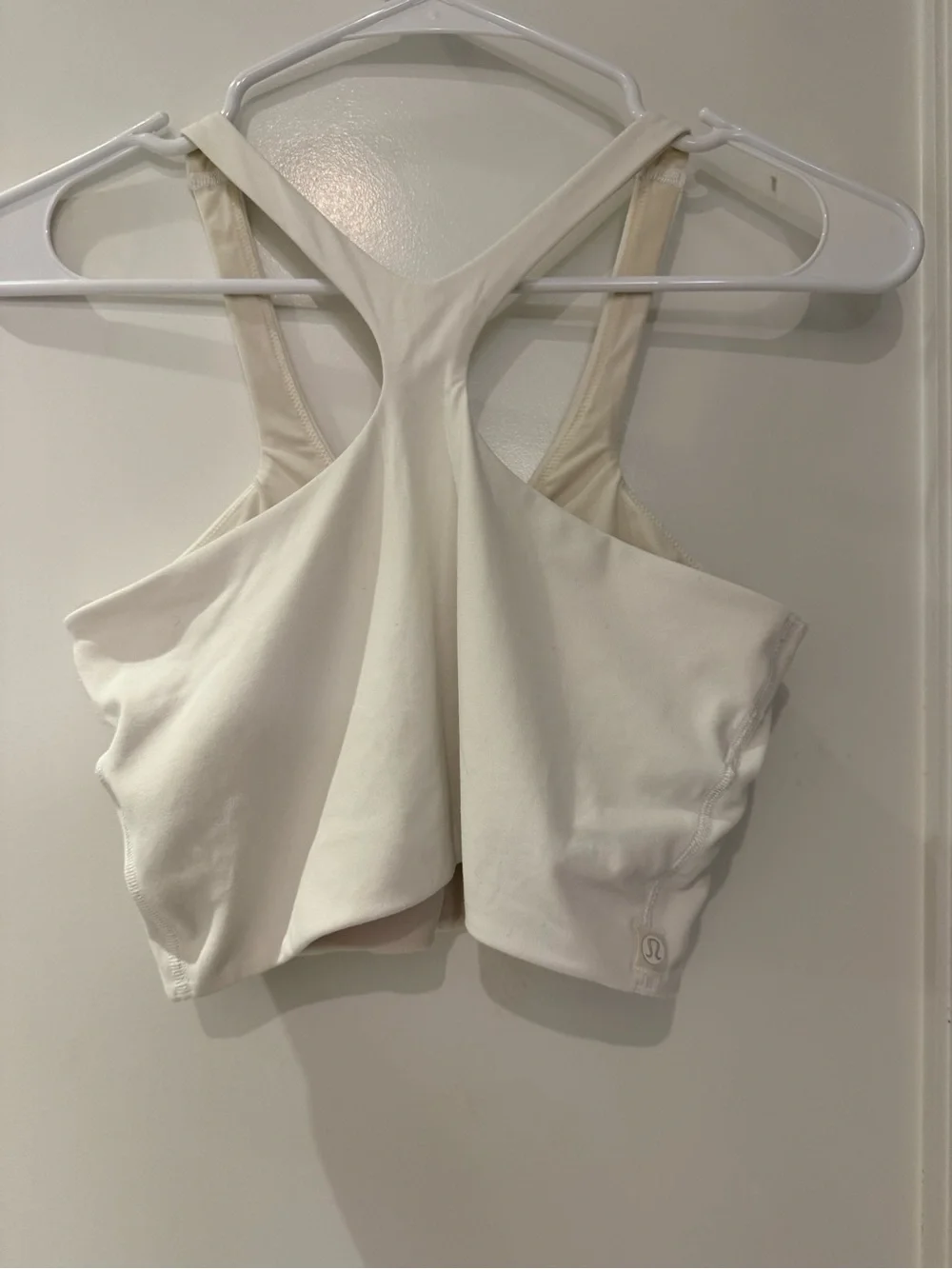 lululemon athletica Cream Padded Sports Bra